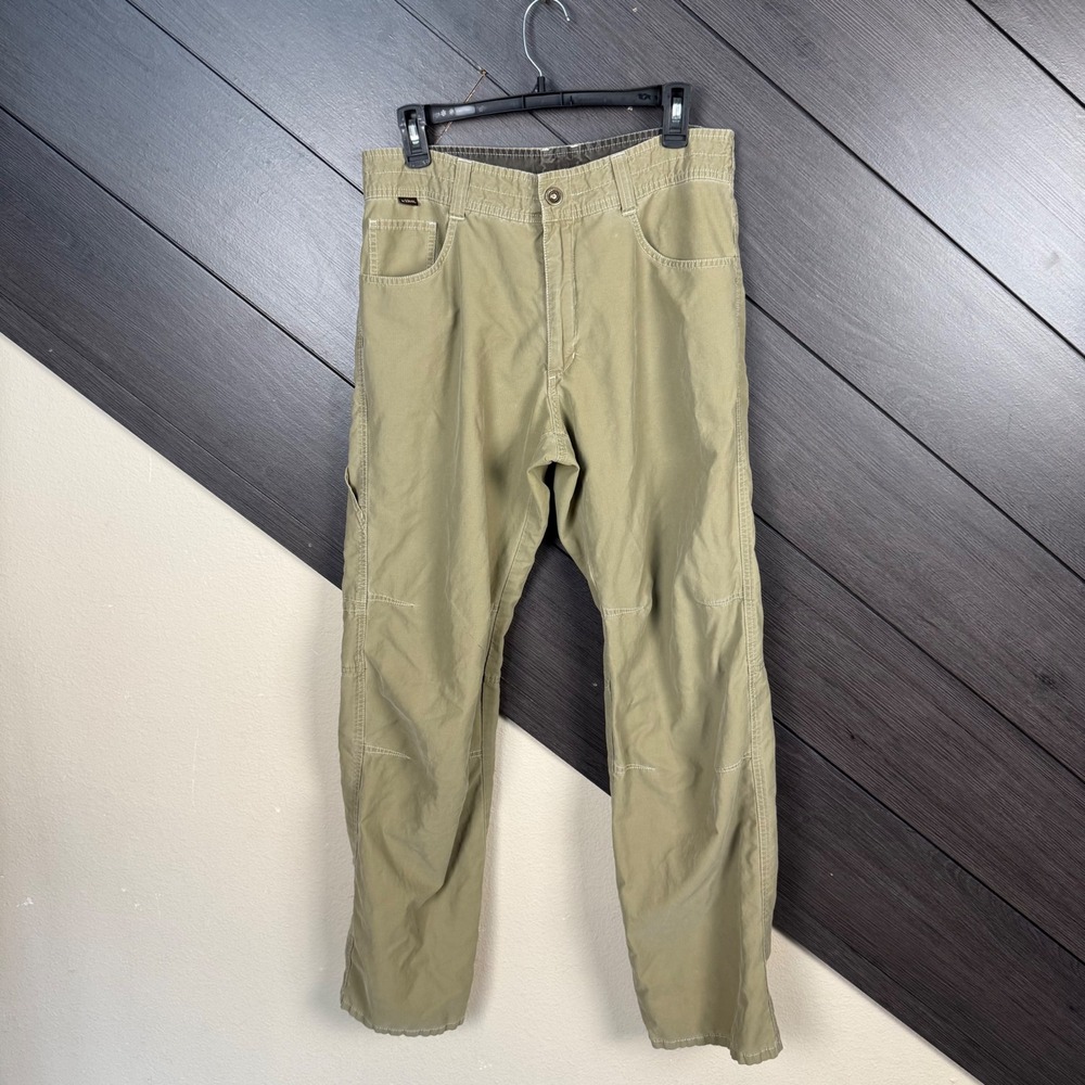 KÜHL Men's 32x32 Khaki Hiking Pants Kühl Dry Outdoor Utility Straight Leg